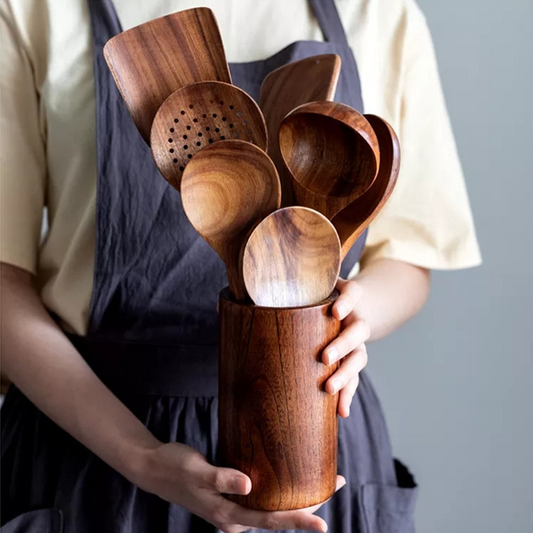 EcoChef - Luxe Teakhouten Keukenaccessoires voor de Moderne Kookkunsten