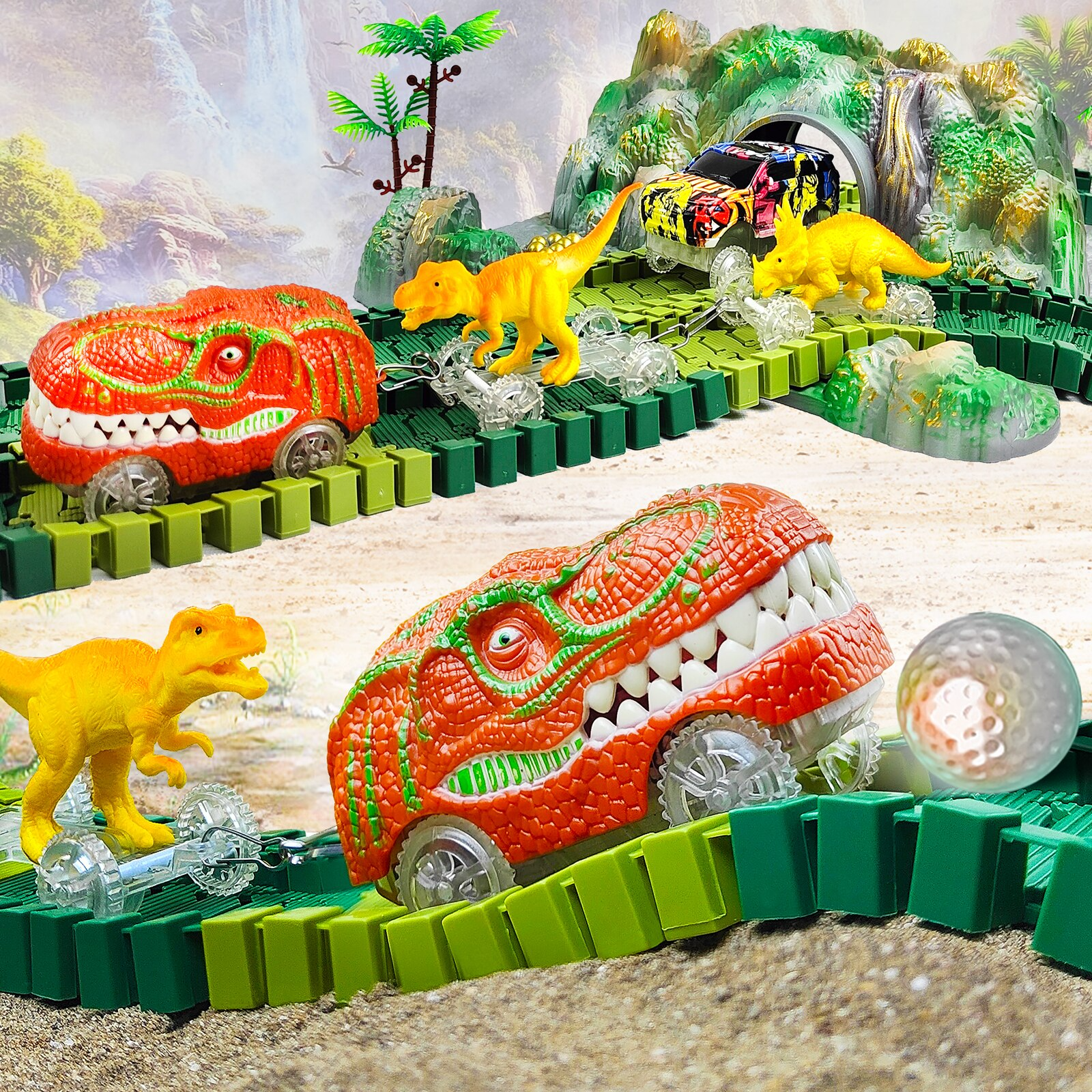 DinoExpress Train Set – Avontuurlijke Speelset voor Kids
