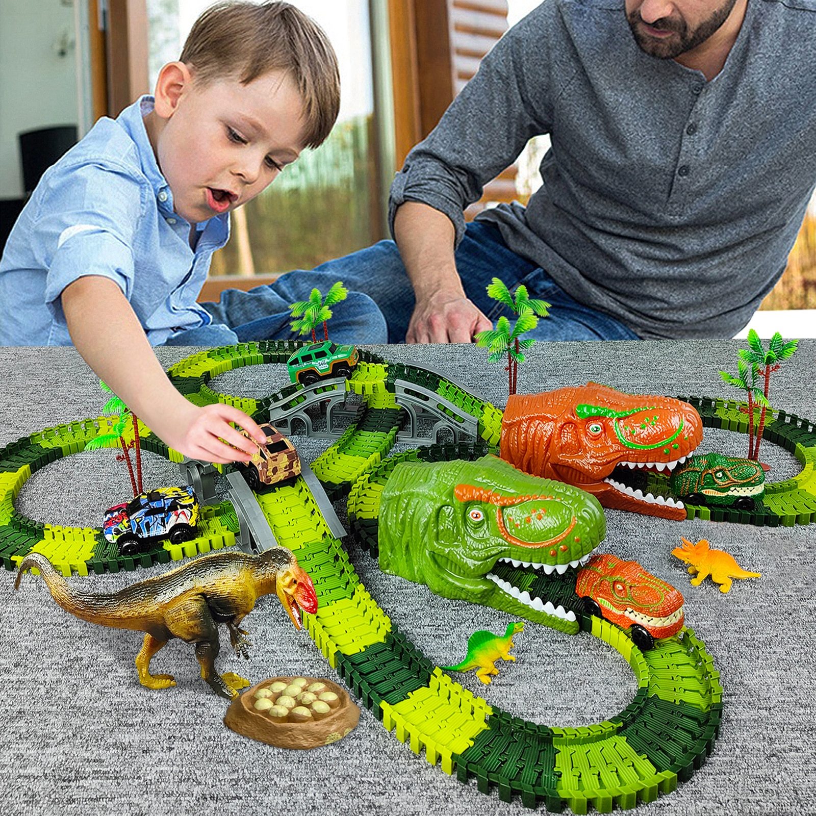 DinoExpress Train Set – Avontuurlijke Speelset voor Kids