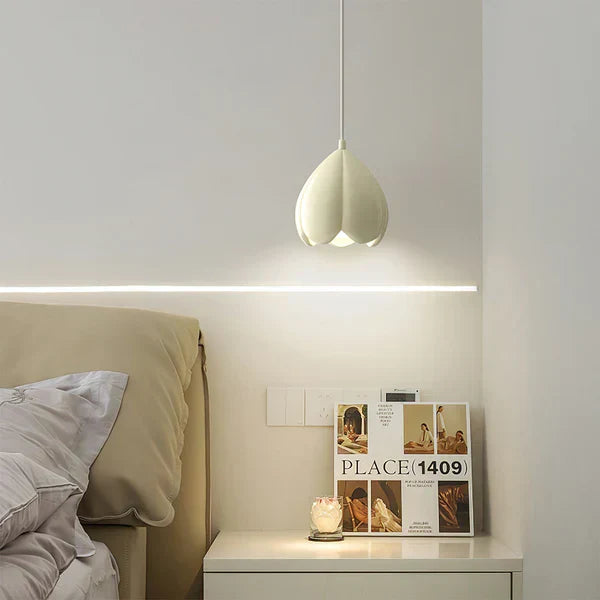 FlowerGlow Hanglamp - Elegante Crèmekleurige Hanglamp voor Warme Sfeervolle Interieurs