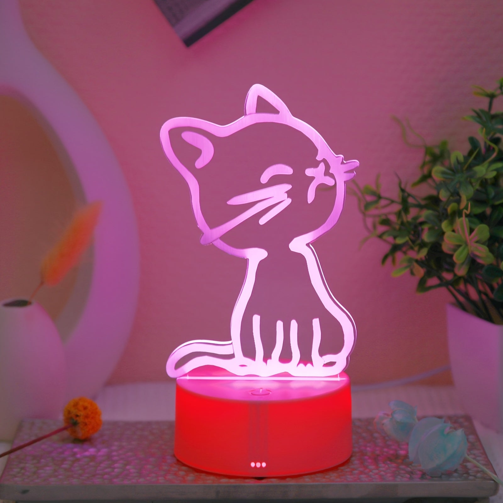 GlowPaw - 3D Touch-Nachtlamp voor Katten