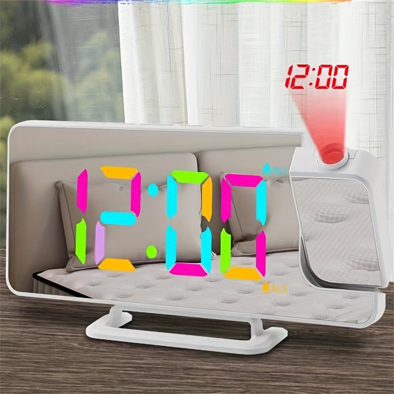 RGBProjector Clock – Kleurrijke Dubbele Alarm Projector