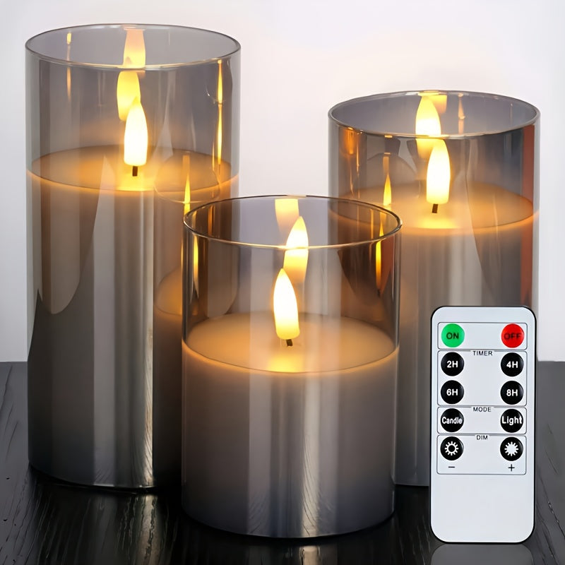 FlameFree LED Candle Set – Stijlvolle Sfeerverlichting voor Binnen en Buiten
