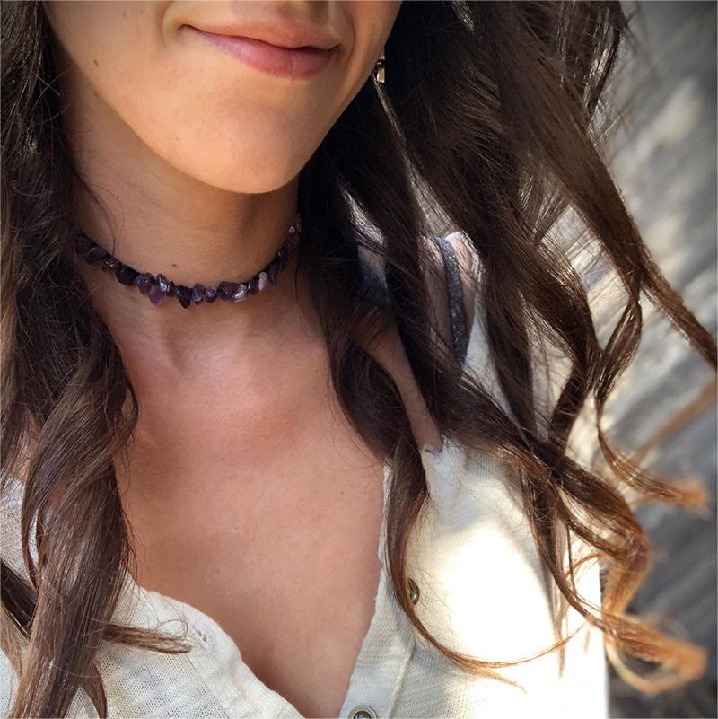 Elegant Gepolijst Kristallen Halsketting - Lina