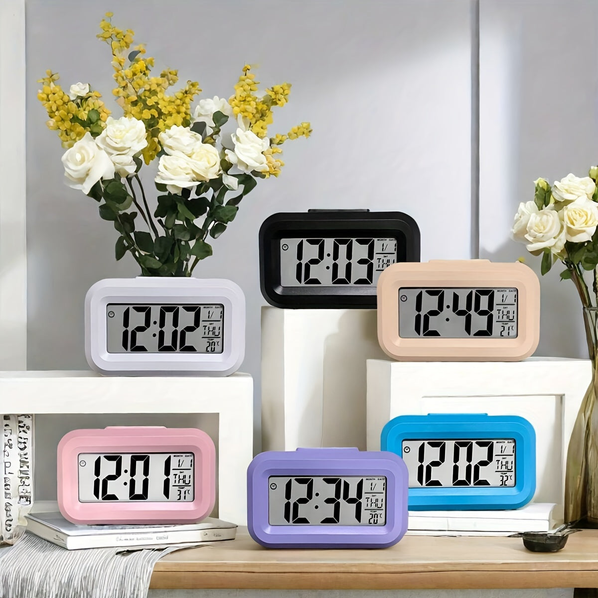 GlowClock - Stijlvolle Digitale Wekker met Verlichting