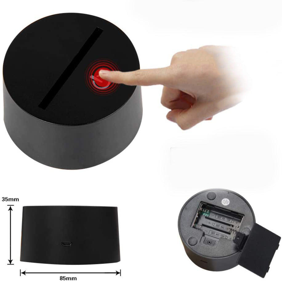 Magische 3D Lamp voor Fantasie-Liefhebbers – Verander Je Ruimte