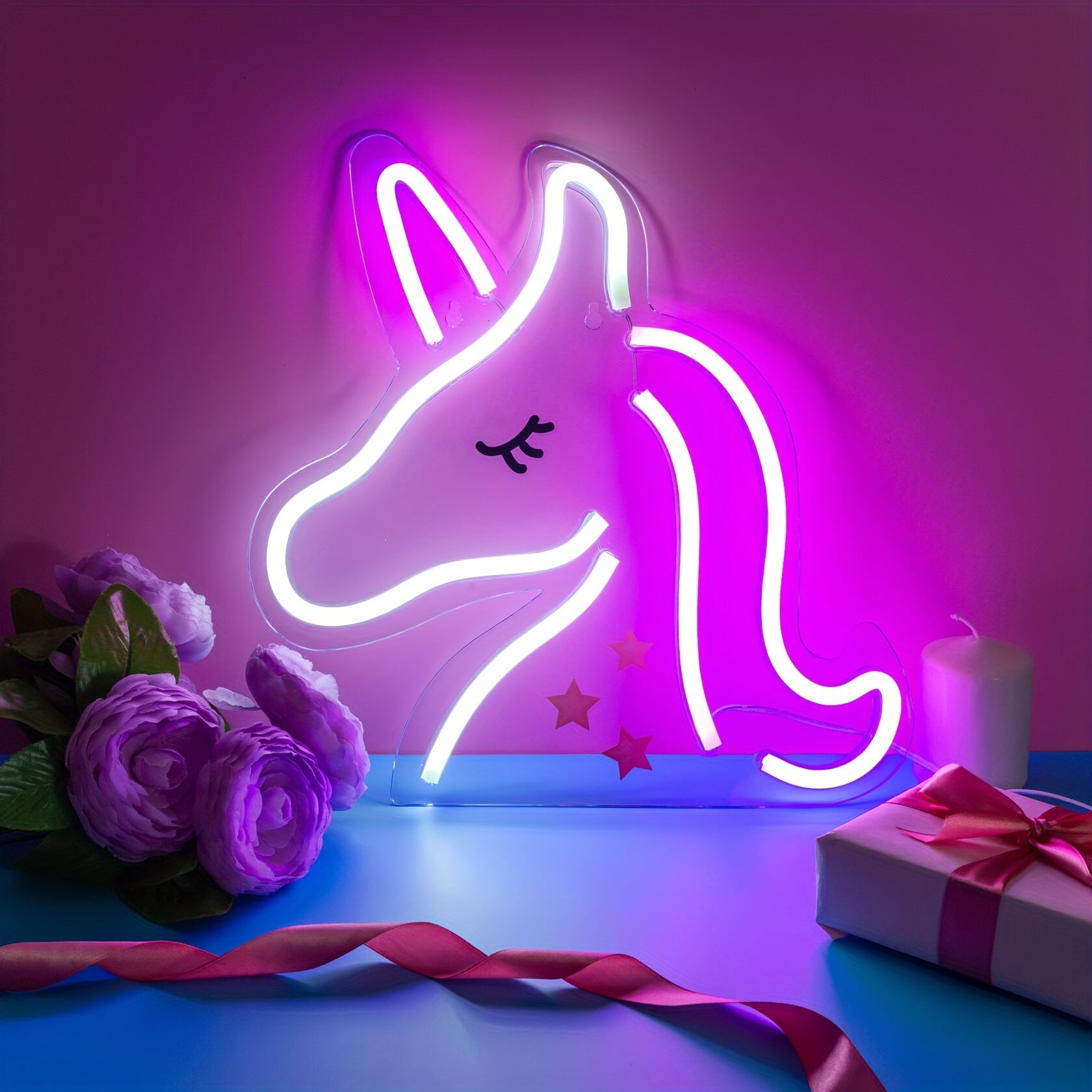 NeonMagic Light – Magische Roze LED Wandlamp