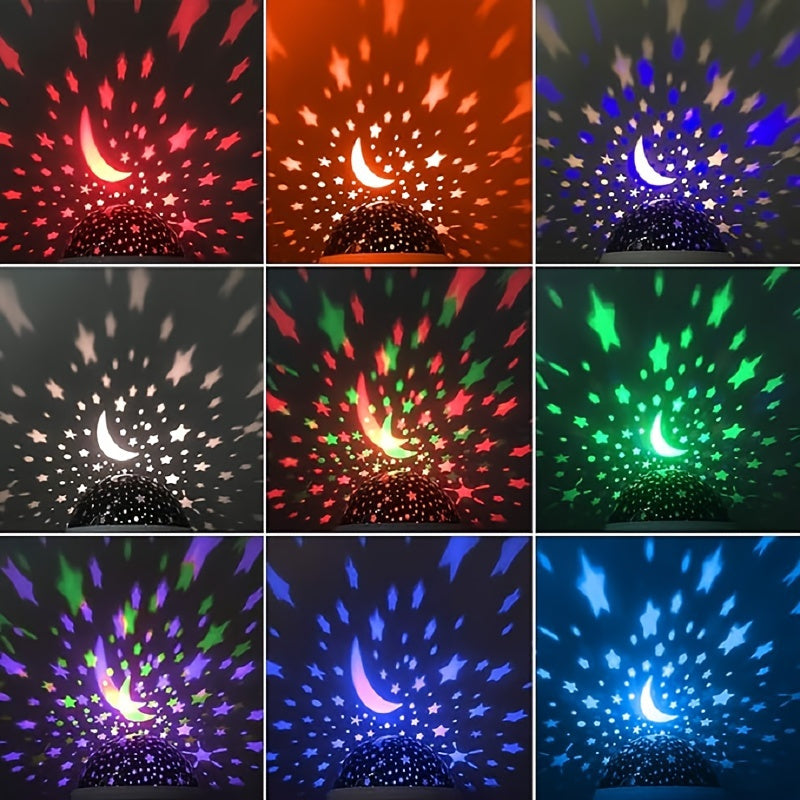 StarGlow Projector - LED Nachtlamp met Kleuren en USB