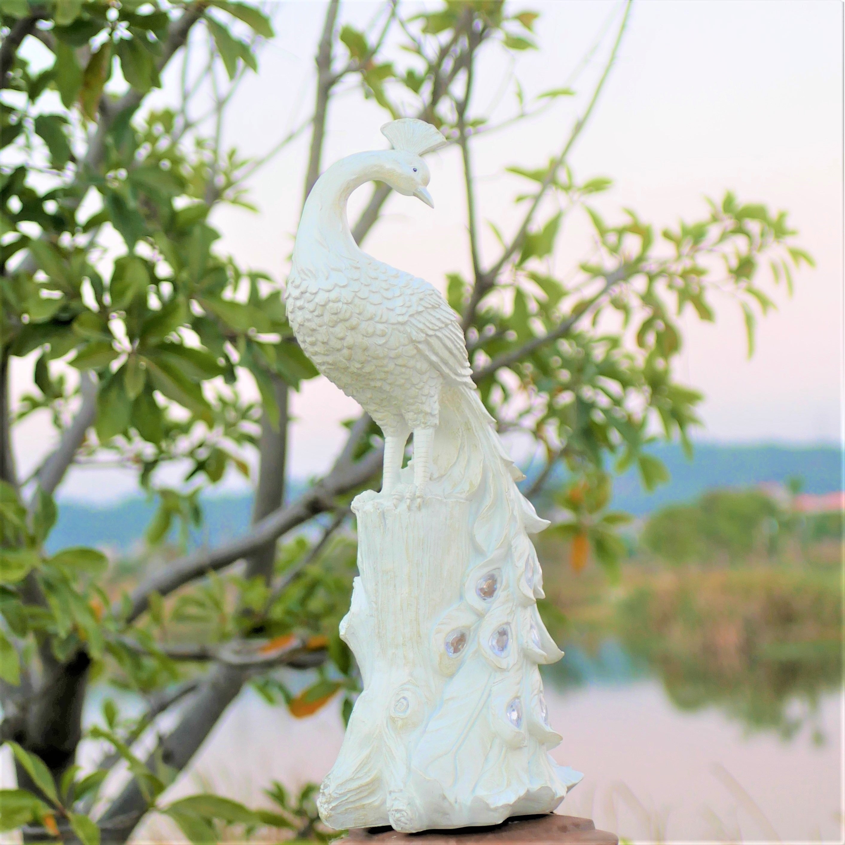 OlarPeacock – Kleurrijke Zonne-energie Tuinprikker