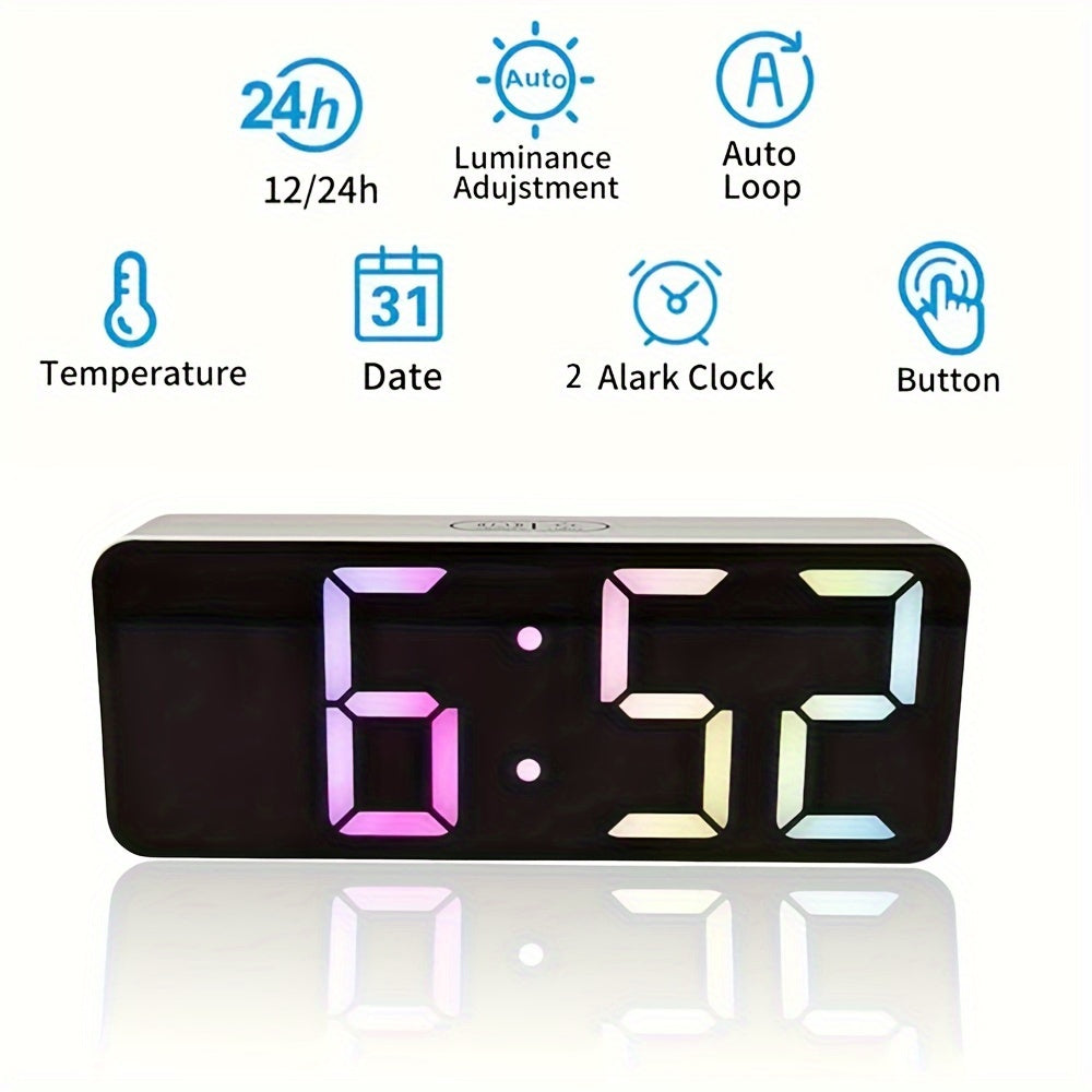 TimeGlow – Stijlvolle LED Wekker met Dimmingfunctie