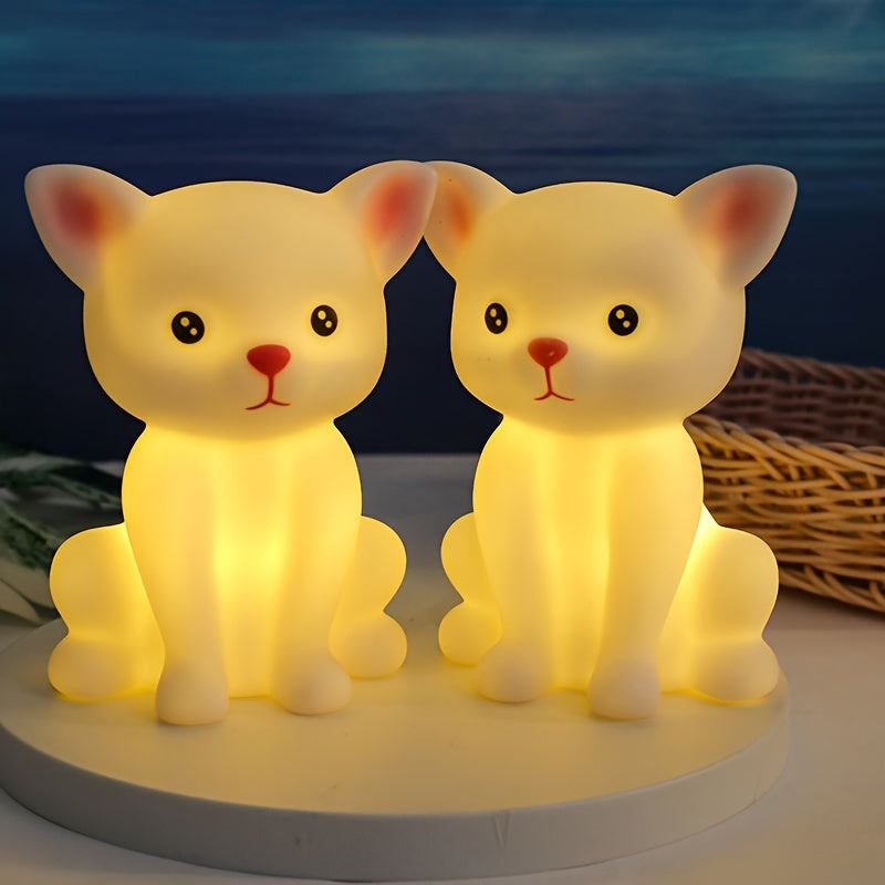 KittyGlow Lamp - Schattige LED Tafellamp met Draadloze Voeding