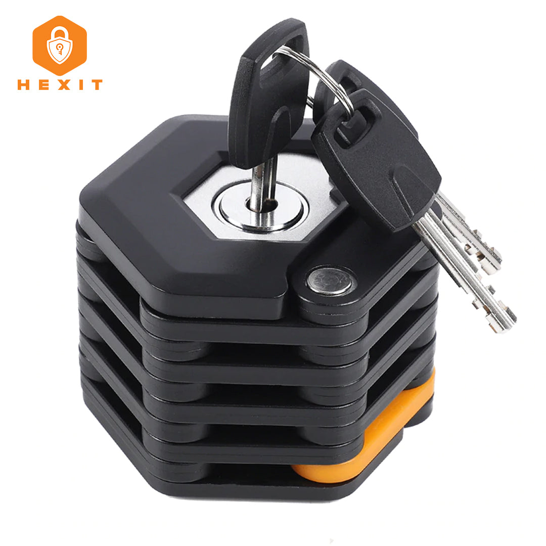 HEXIT™ FoldLock - Compact en Lichtgewicht Fietsslot