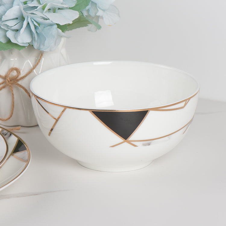 Luminoir Transform - Luxe Gouden Marmeren Bordenset