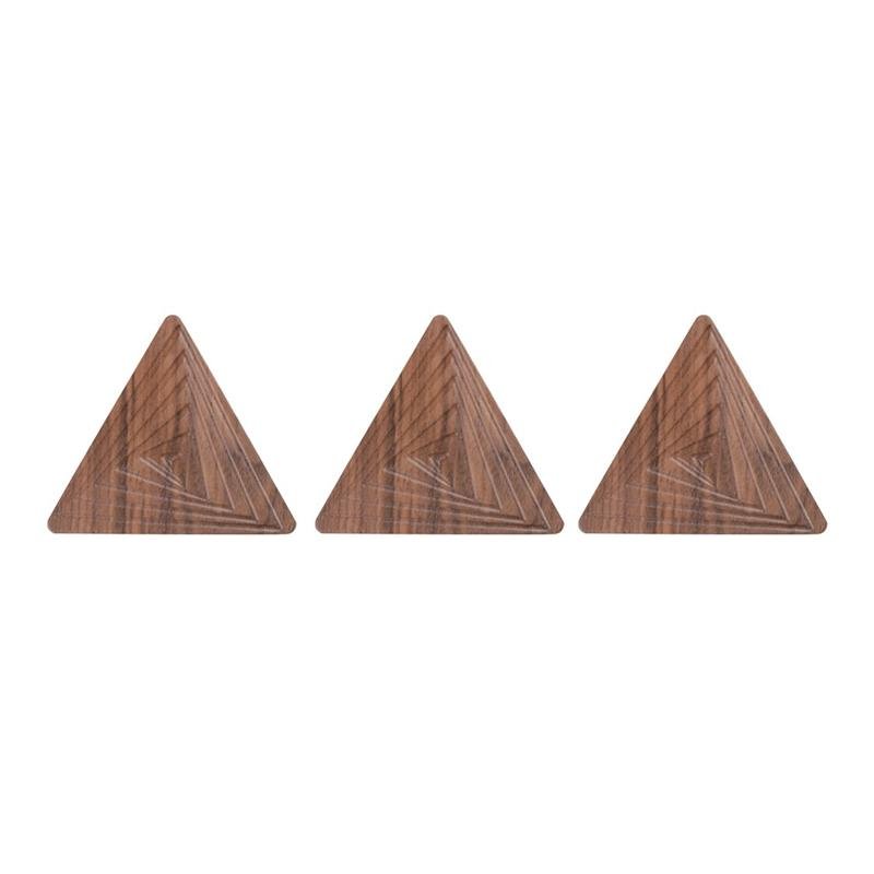 Creative Coasters – Zwart Walnoot in Unieke Vormen