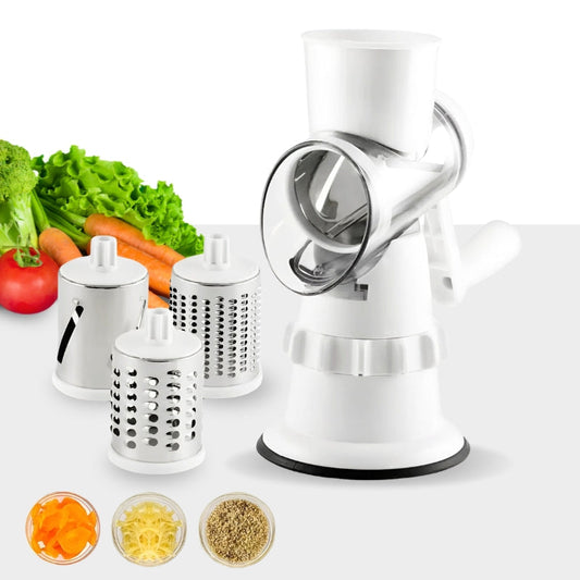 VeggieMaster Slicer - Handmatige Groentesnijder met 3 Bladen