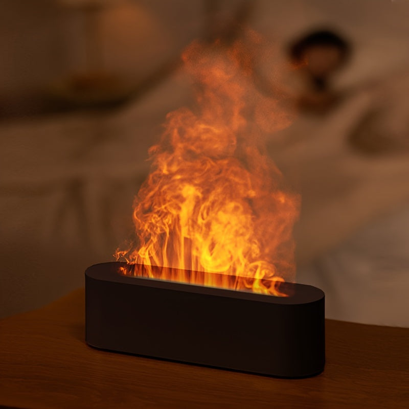 FlameGlow – USB Aromalamp met Kleurige Vlammen
