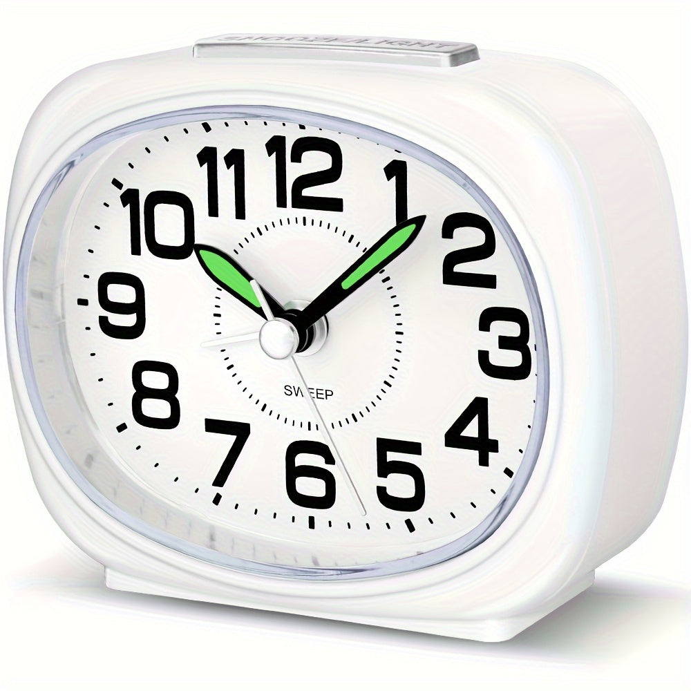 TravelTime Clock – Stille Wekker met LED Nachtlicht