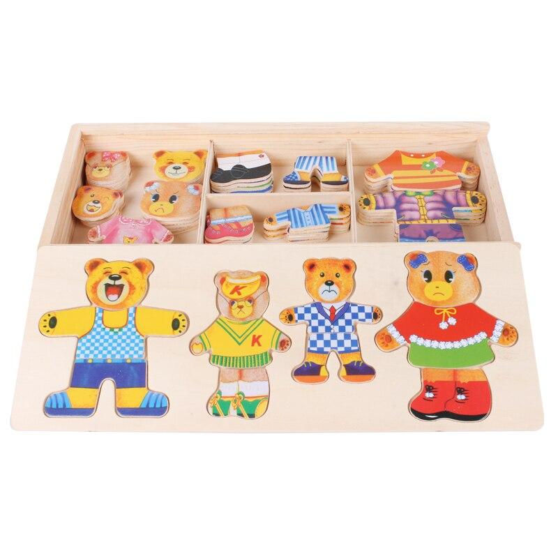 WoodCraft Puzzle - 100 Outfit Creaties voor Kinderen