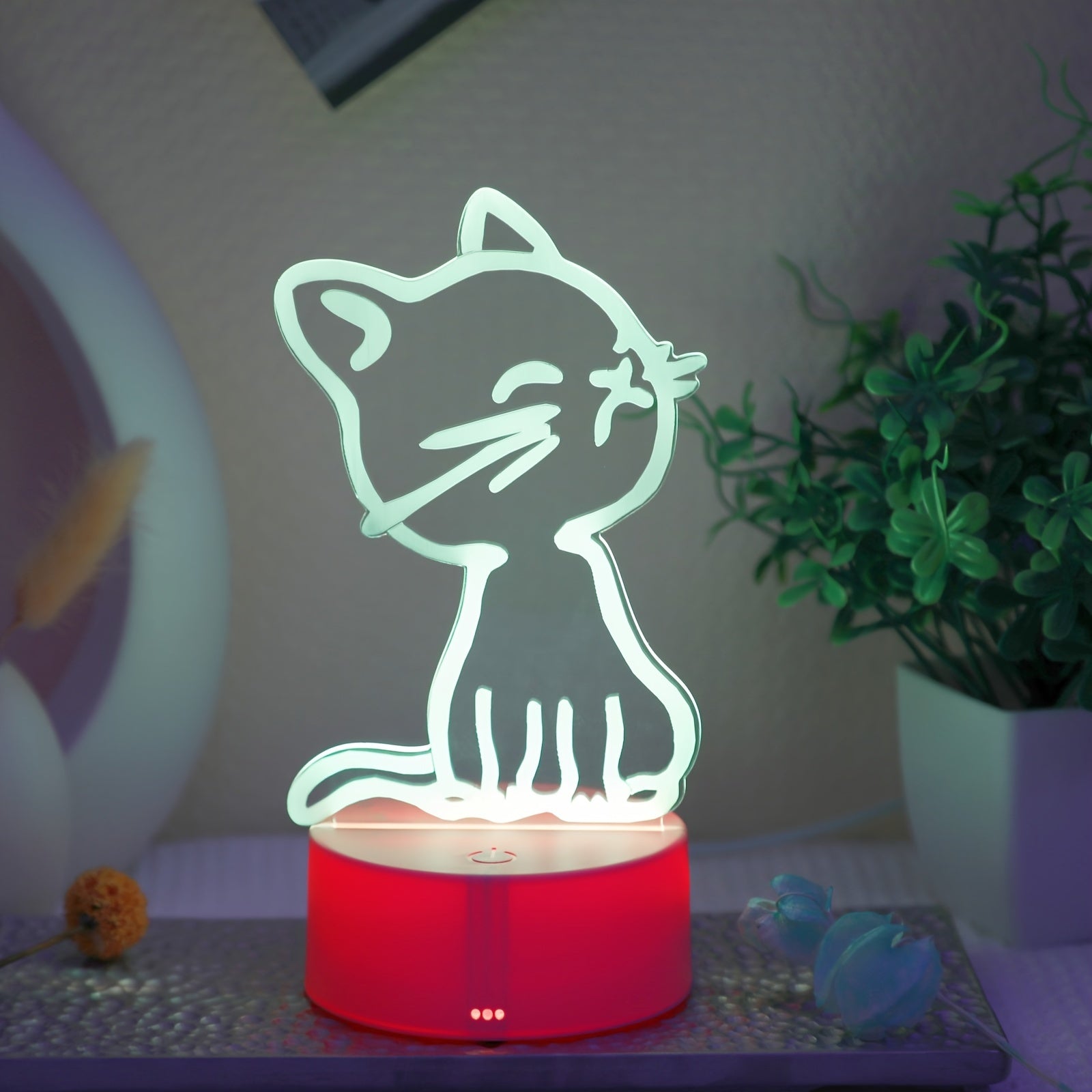 GlowPaw - 3D Touch-Nachtlamp voor Katten