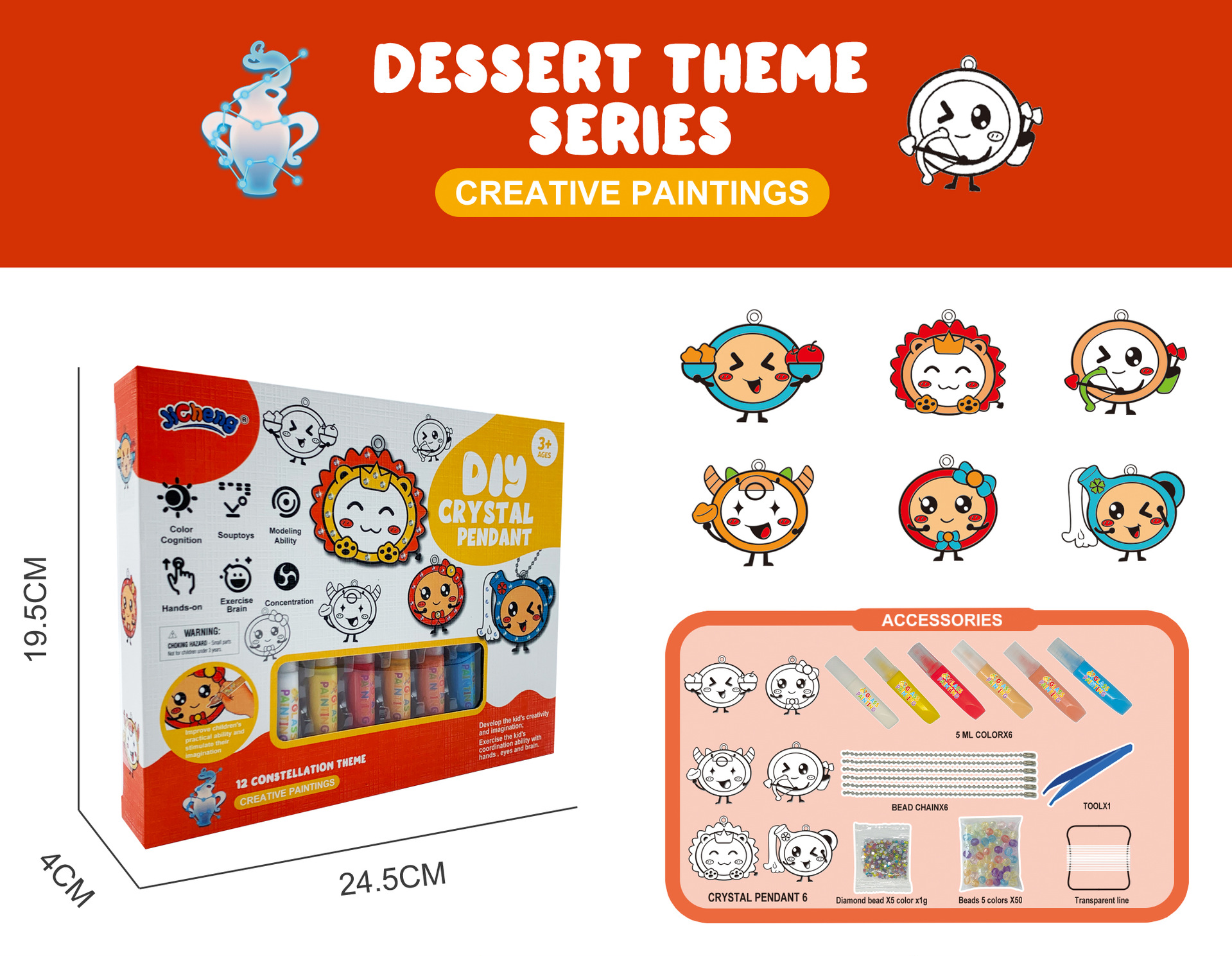 SparkleArt - Creatieve DIY Schilder Sleutelhanger