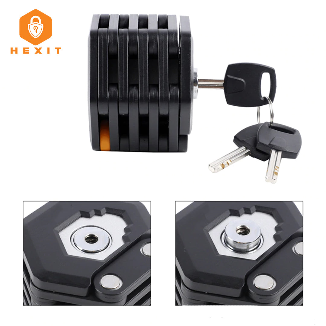 HEXIT™ FoldLock - Compact en Lichtgewicht Fietsslot