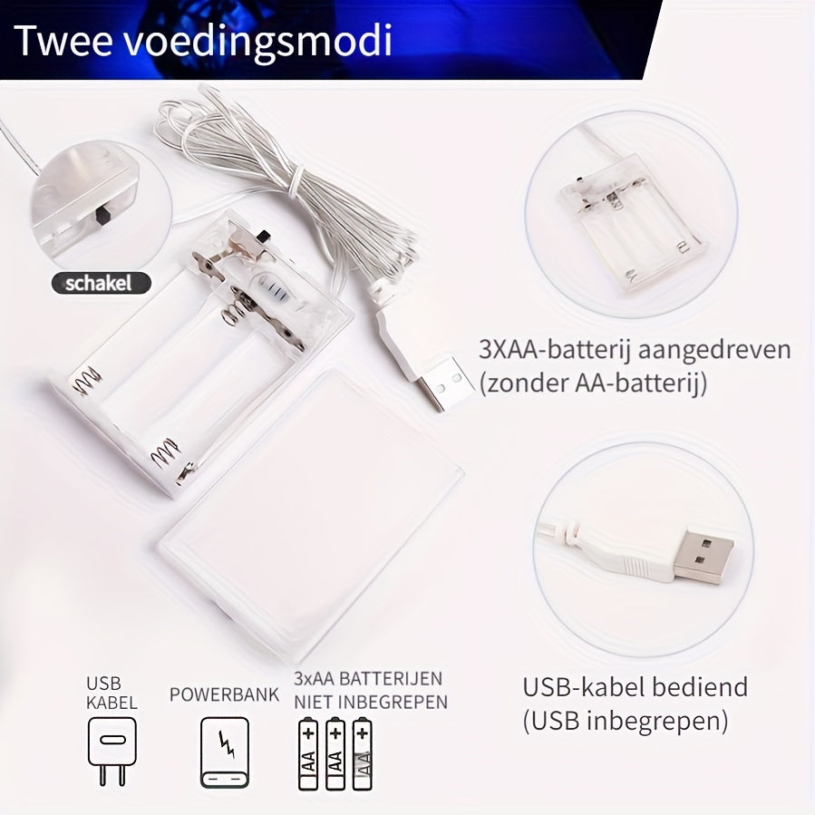 RainbowLight – Kleurige Neon LED Lamp met USB/Batterij