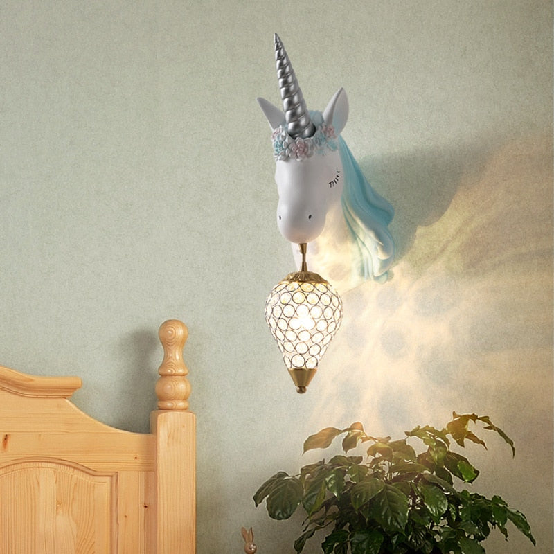 Magische Eenhoorn Wandlamp voor Kinderen – Speels & Warm Licht