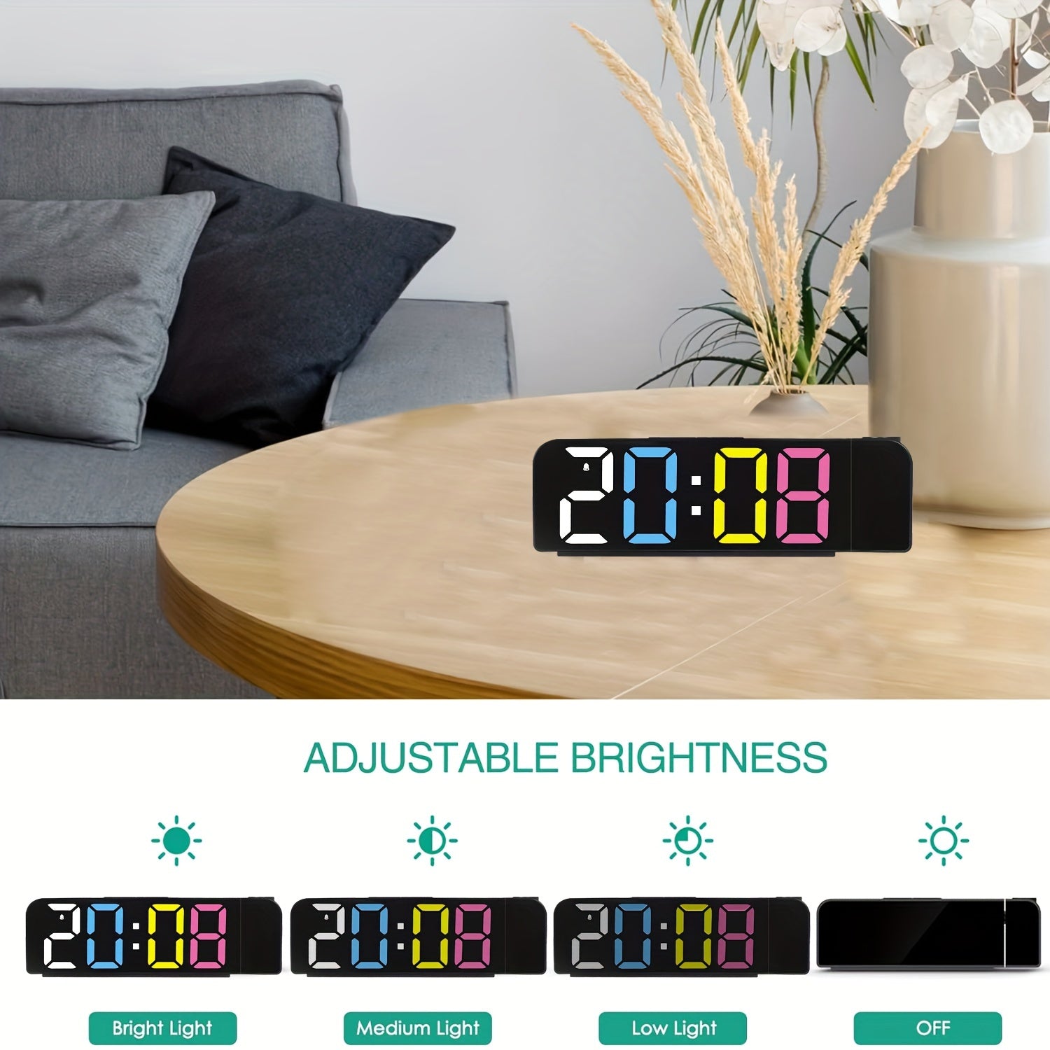 TimeView – Moderne Digitale Wekker met Projectie