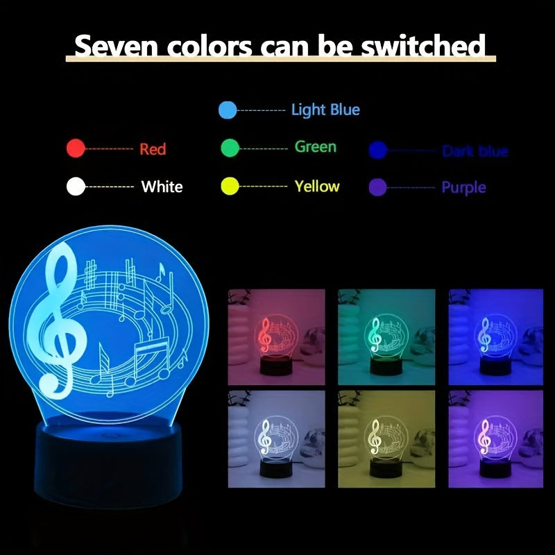 MusicGlow Lamp - Moderne Acryl Tafellamp met USB