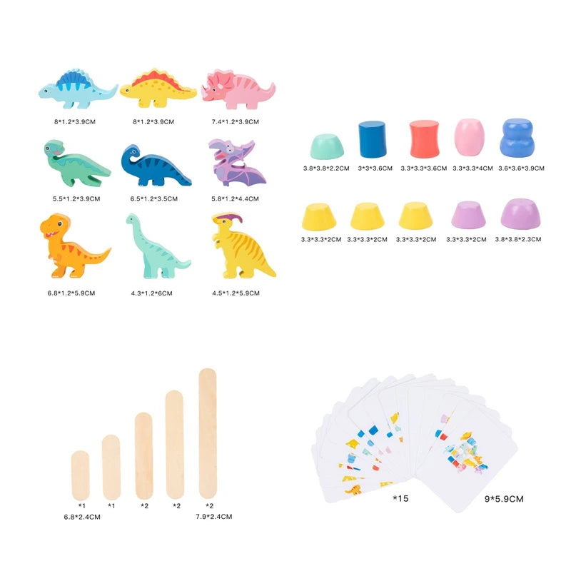 DinoStack Game – Creatief Stapelspel voor Kinderen