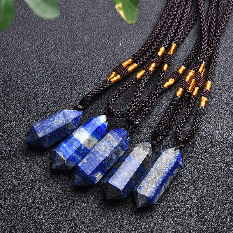 Amethist Healing Crystal Necklace - Lyra Collection