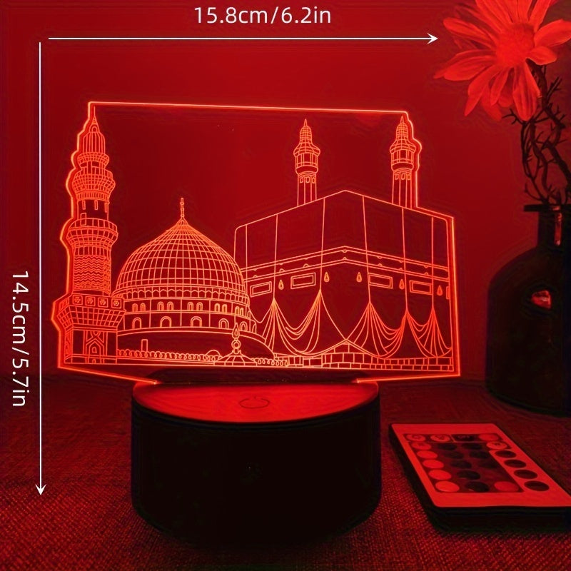 GlowSphere Lamp – 3D Nachtlamp met Afstandsbediening
