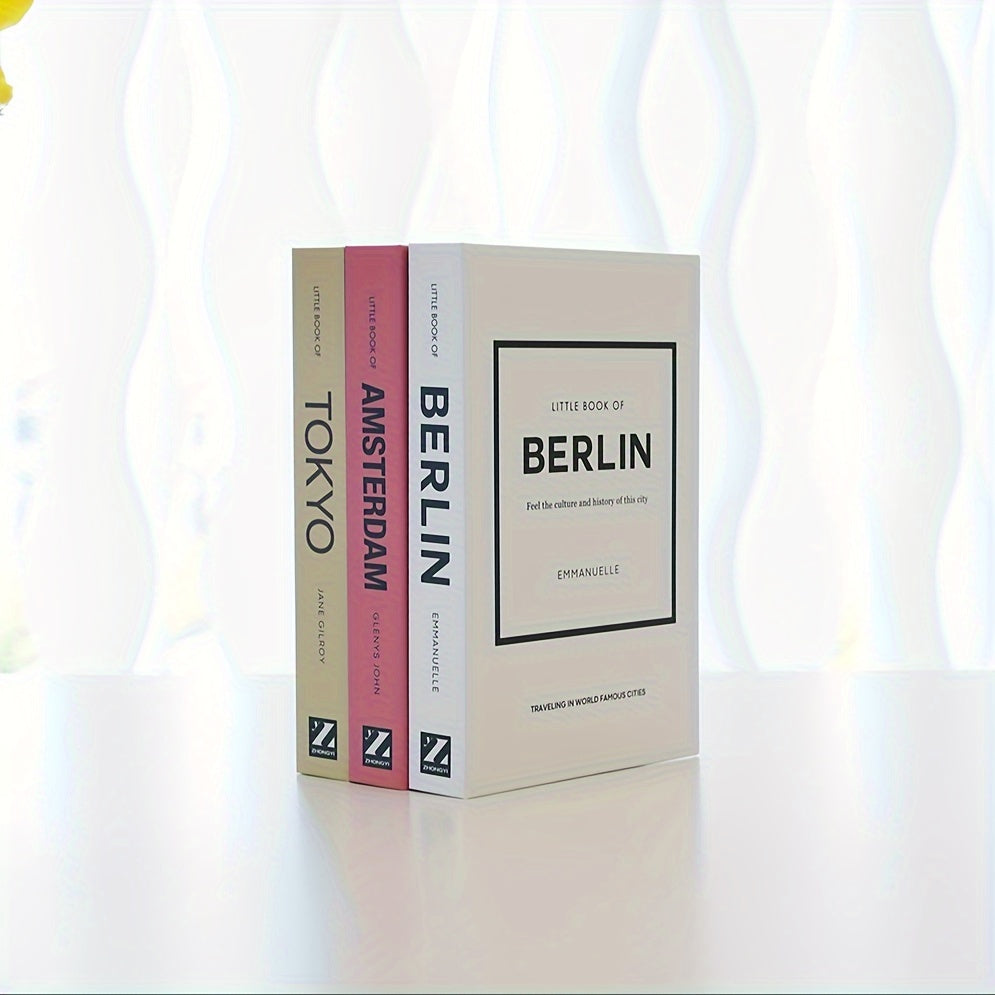 ChicBooks - Elegante Boekensteunen Set in Crème