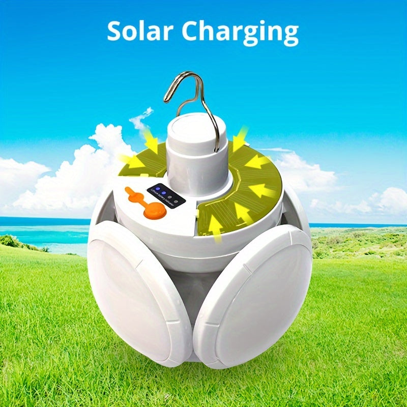 SolarFold Lamp - Draagbare Oplaadbare LED Kamperverlichting