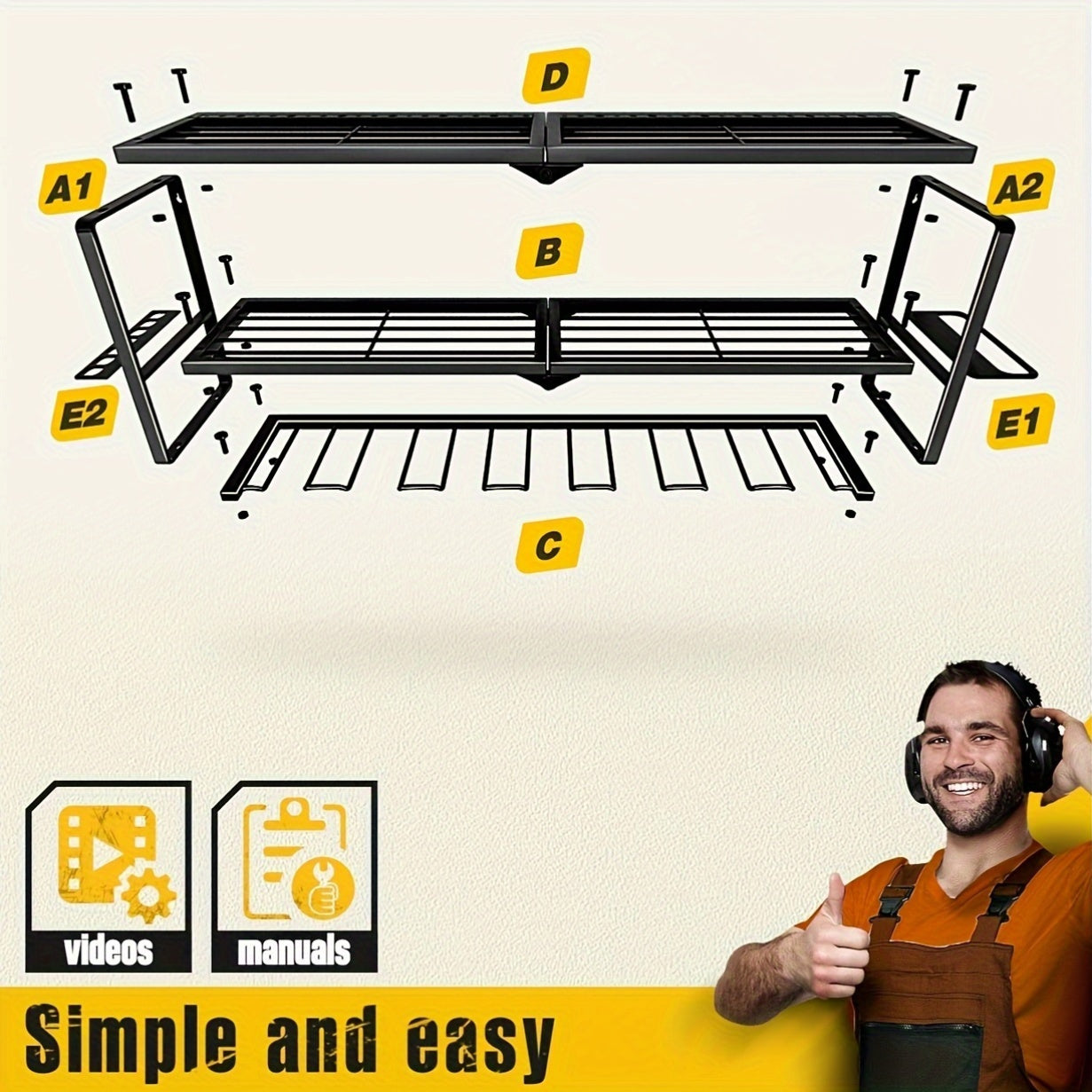 ToolShelf - Stijlvol Zwevend Gereedschap Organizer