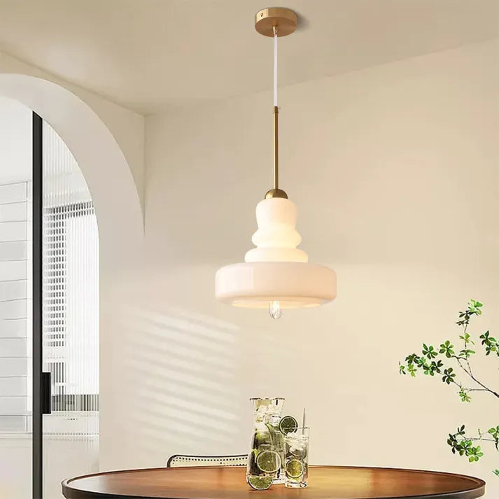 VerreCylindre Plafondlamp - Luxe Glazen Hanglamp met Modern Design