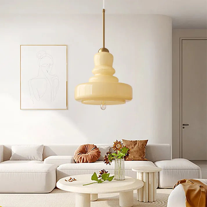 VerreCylindre Plafondlamp - Luxe Glazen Hanglamp met Modern Design
