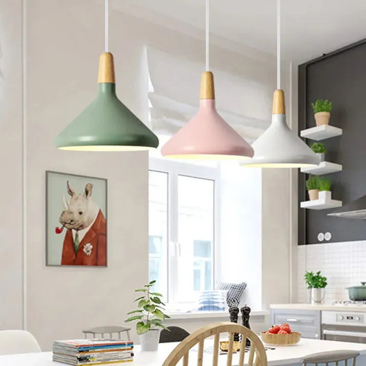 Chic Macaron Plafondlamp - Speelse Elegantie voor Elk Interieur