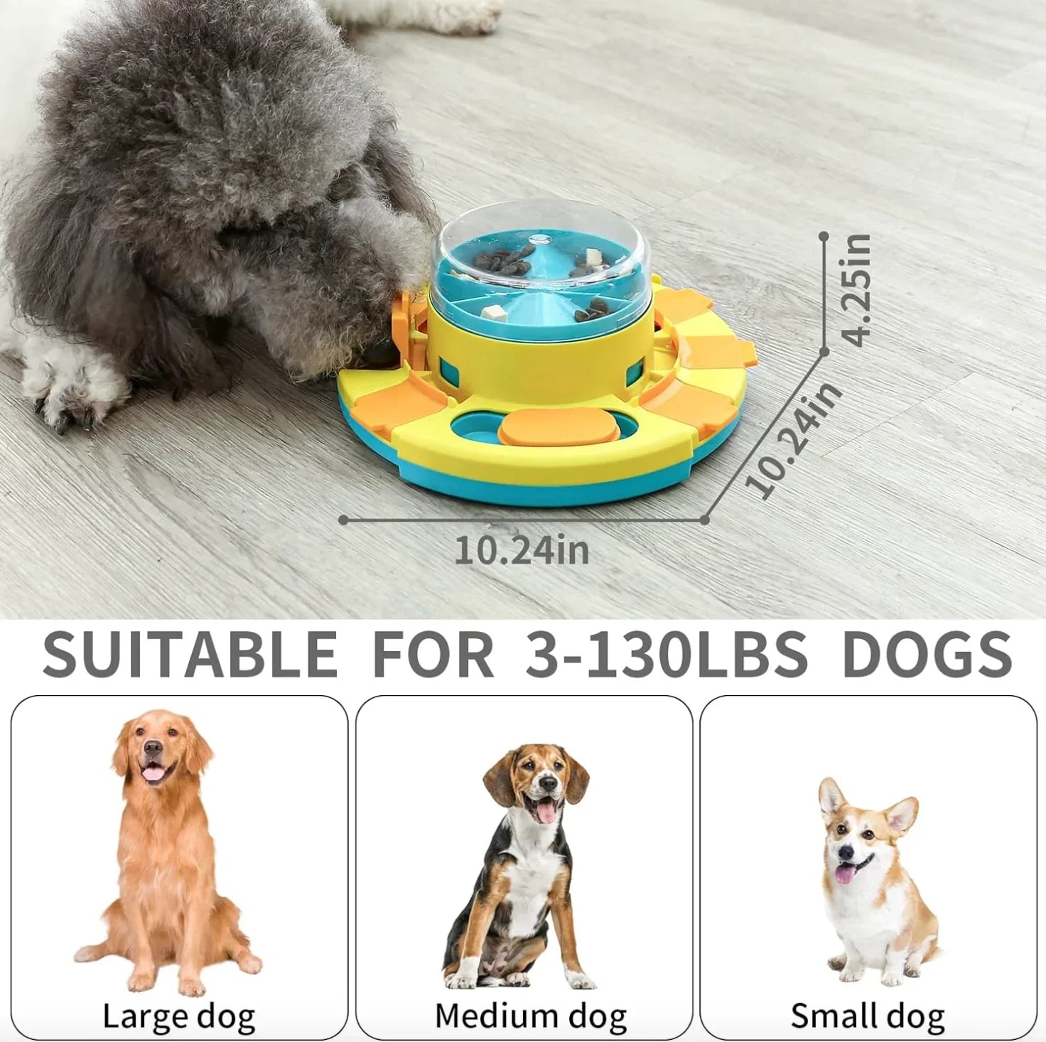 PuzzleFeast Pet Feeder - Interactief Voederspel voor Huisdieren