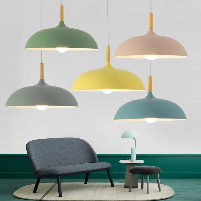 ScandiLuxe Ceiling Light - Scandinavisch Eiken Houtdesign