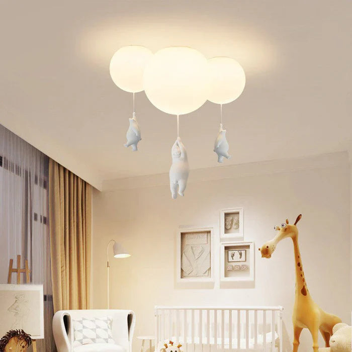 CloudBear – Speelse Kinderplafondlamp met Ballon