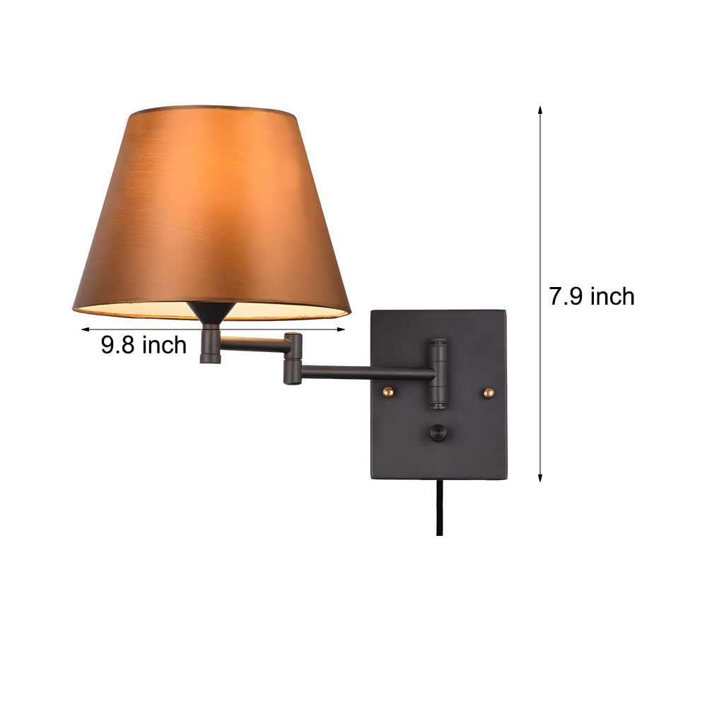SwingLight – Verstelbare Wandlamp met Linnen Kap