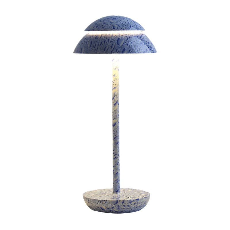 Aurelia Noire - Oplaadbare Draadloze Tafellamp met Ingebouwde LED-verlichting en Batterij