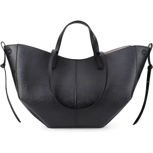 LeatherLux Crossbody Bag - Stijlvolle Handvattas van Leer