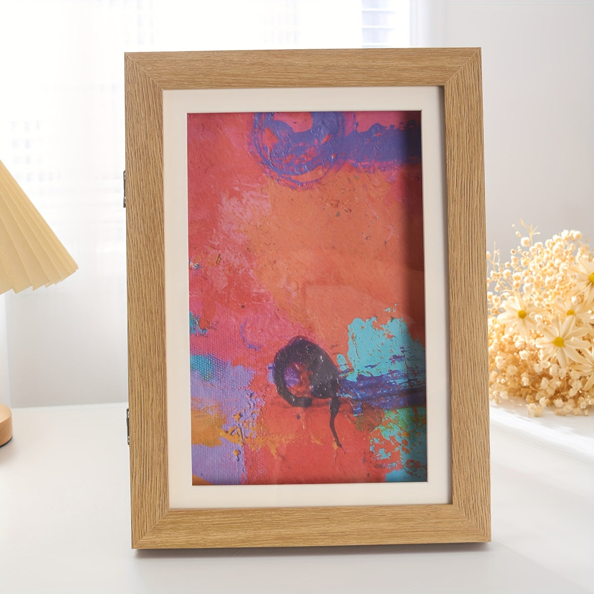 KidArtFrame – Cartoon Kinderfotolijst met Houten Frame