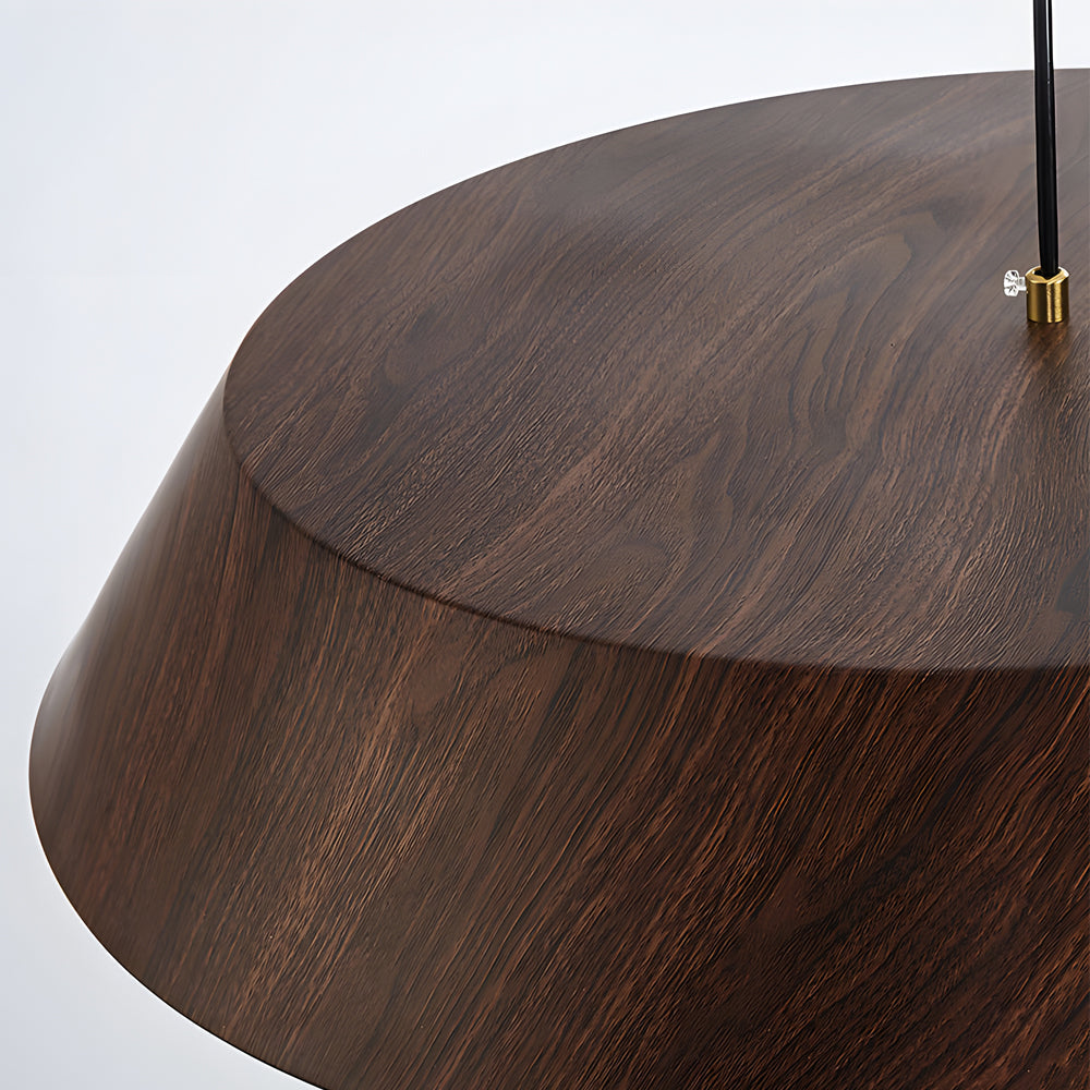 HarmonyGlow Pendant - Luxe Houten LED Hanglamp met Japanse Invloeden