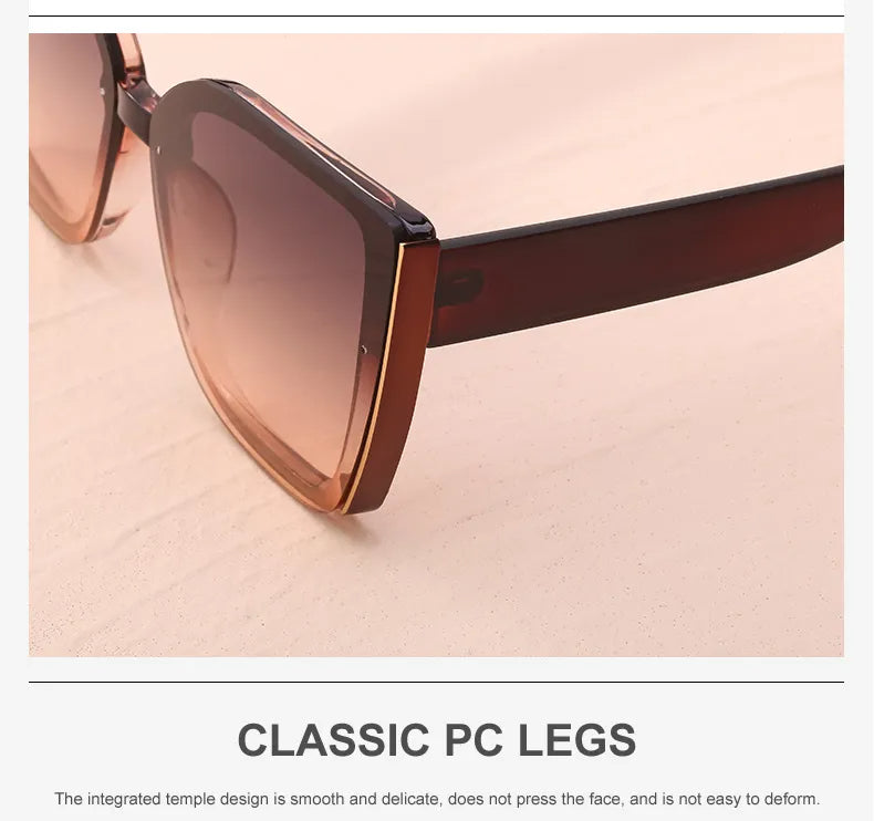 BillieShade - Trendy Vierkante Retro Zonnebril