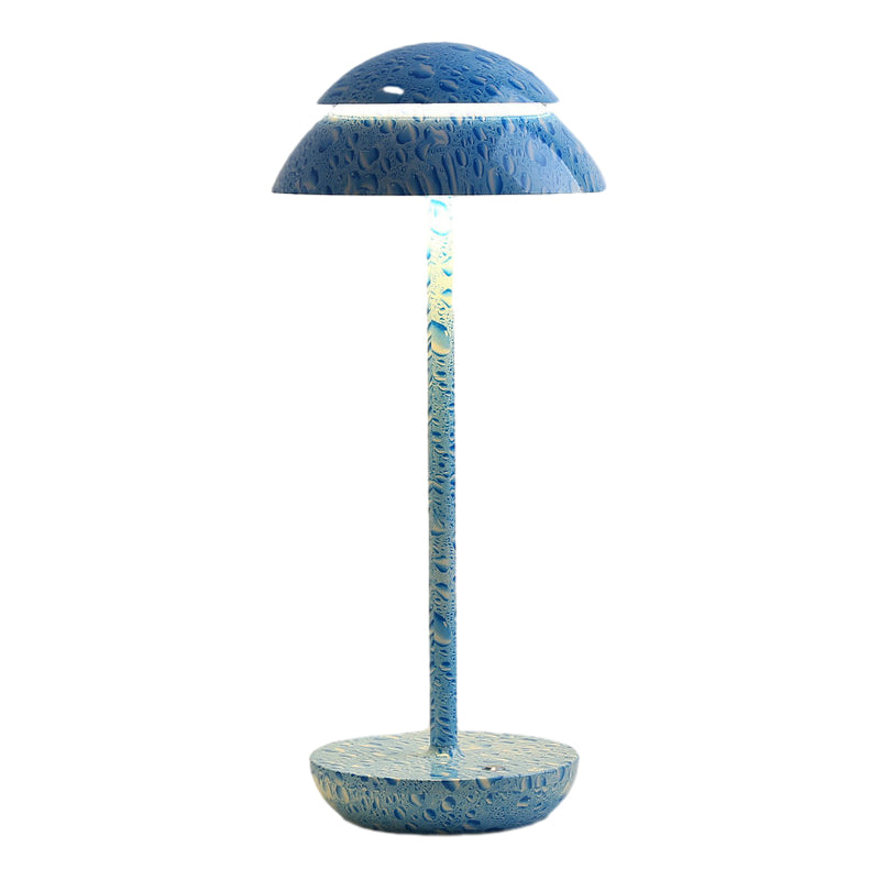 Aurelia Noire - Oplaadbare Draadloze Tafellamp met Ingebouwde LED-verlichting en Batterij