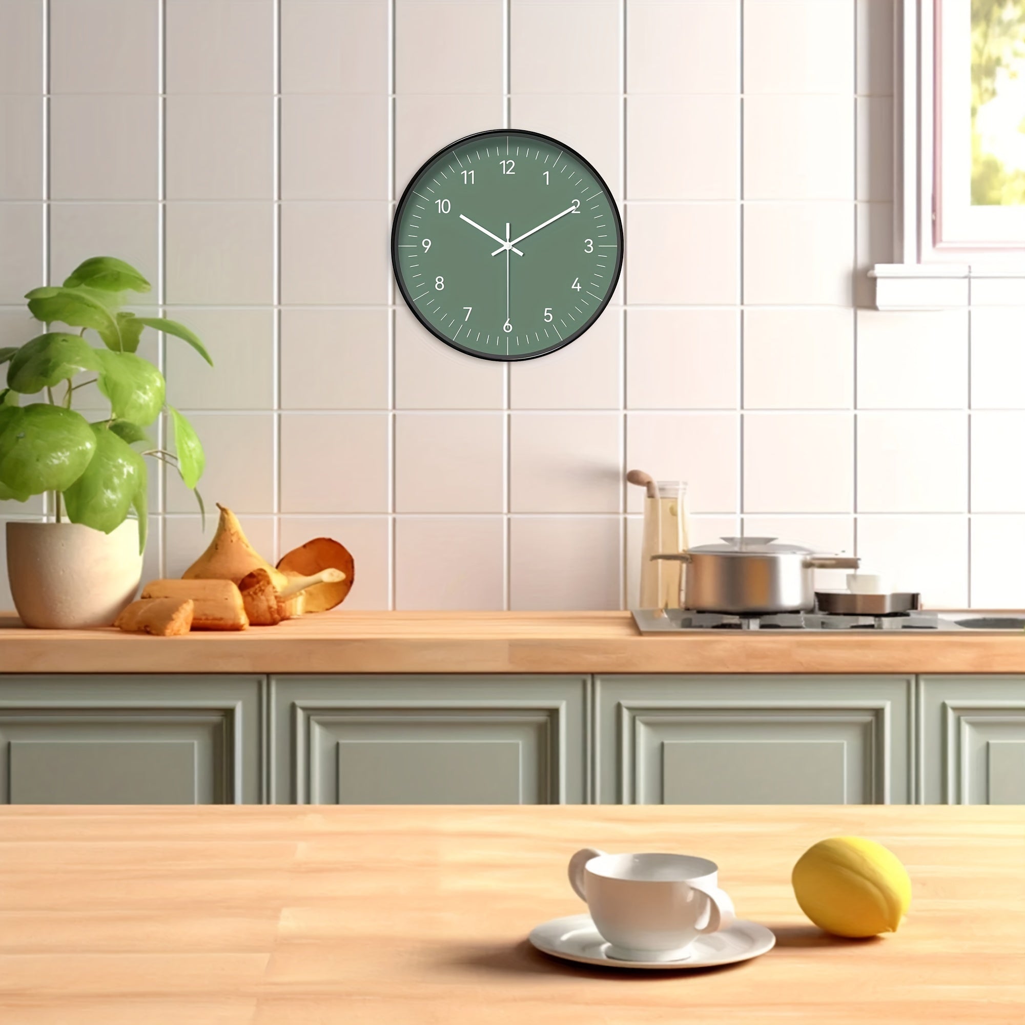 FantasyTime Clock – Elegante Stille Wandklok 20 cm