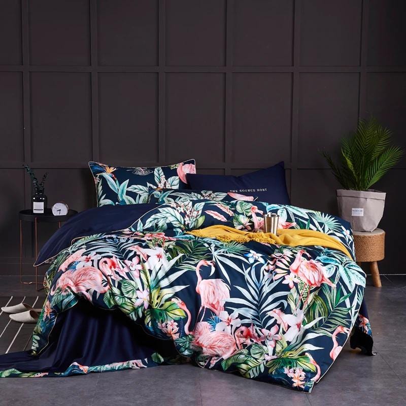 Flamingo Bedding Set - Luxe Egyptisch Katoen voor Slaapkamer